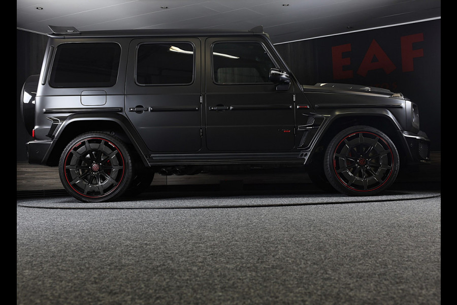 Mercedes-Benz G-Klasse 63 Edition 1 BRABUS UITVOERING / Mat Zwart / Acc / Dode Hoek / Leder / Open Dak / 360 Camera / 24 Inch