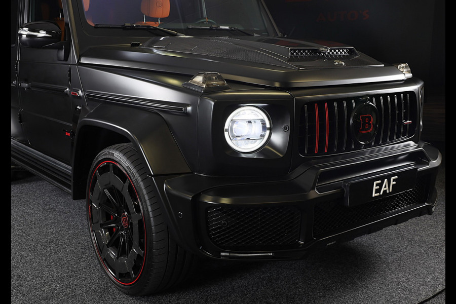 Mercedes-Benz G-Klasse 63 Edition 1 BRABUS UITVOERING / Mat Zwart / Acc / Dode Hoek / Leder / Open Dak / 360 Camera / 24 Inch
