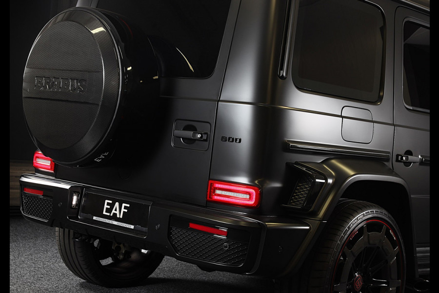Mercedes-Benz G-Klasse 63 Edition 1 BRABUS UITVOERING / Mat Zwart / Acc / Dode Hoek / Leder / Open Dak / 360 Camera / 24 Inch
