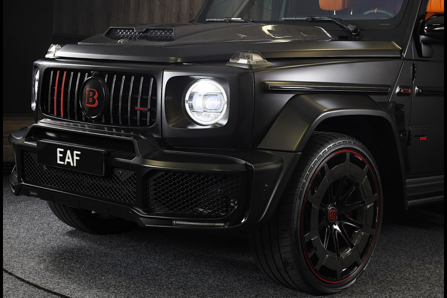 Mercedes-Benz G-Klasse 63 Edition 1 BRABUS UITVOERING / Mat Zwart / Acc / Dode Hoek / Leder / Open Dak / 360 Camera / 24 Inch