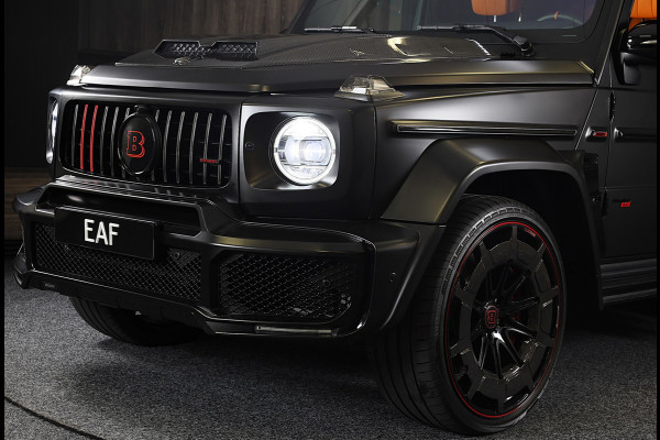 Mercedes-Benz G-Klasse 63 Edition 1 BRABUS UITVOERING / Mat Zwart / Acc / Dode Hoek / Leder / Open Dak / 360 Camera / 24 Inch