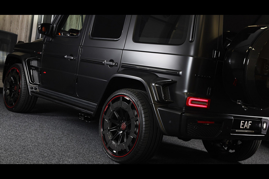 Mercedes-Benz G-Klasse 63 Edition 1 BRABUS UITVOERING / Mat Zwart / Acc / Dode Hoek / Leder / Open Dak / 360 Camera / 24 Inch
