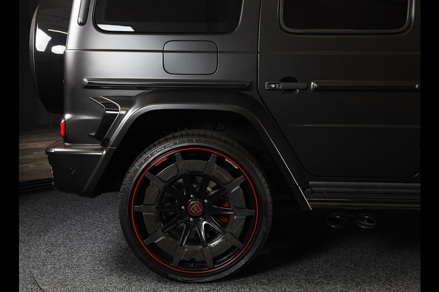 Mercedes-Benz G-Klasse 63 Edition 1 BRABUS UITVOERING / Mat Zwart / Acc / Dode Hoek / Leder / Open Dak / 360 Camera / 24 Inch