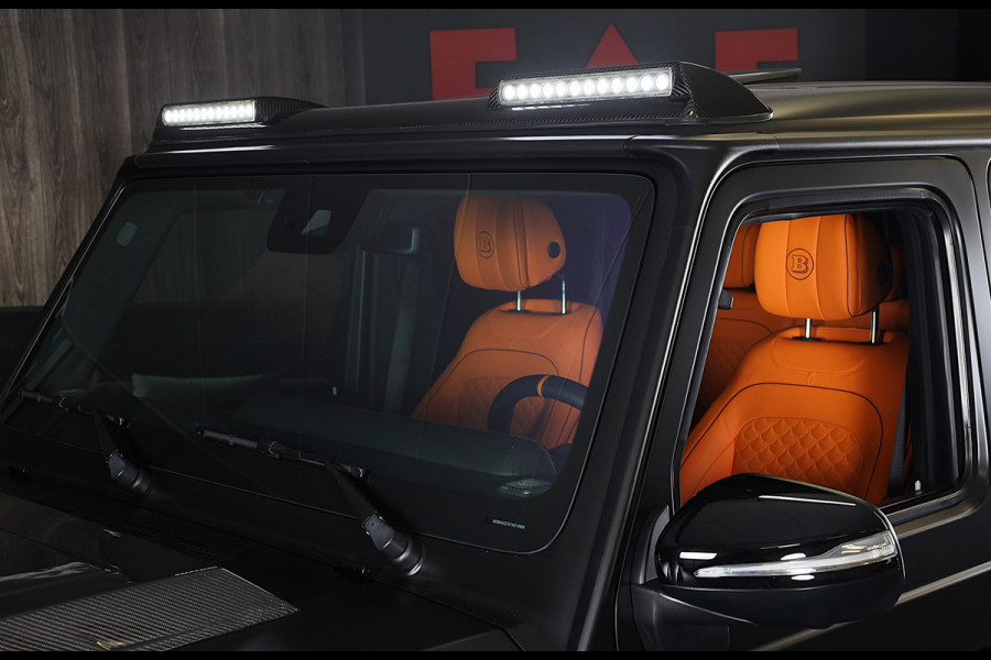 Mercedes-Benz G-Klasse 63 Edition 1 BRABUS UITVOERING / Mat Zwart / Acc / Dode Hoek / Leder / Open Dak / 360 Camera / 24 Inch