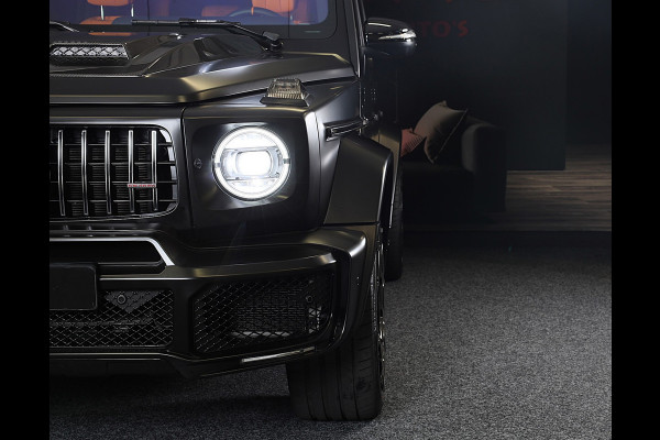Mercedes-Benz G-Klasse 63 Edition 1 BRABUS UITVOERING / Mat Zwart / Acc / Dode Hoek / Leder / Open Dak / 360 Camera / 24 Inch