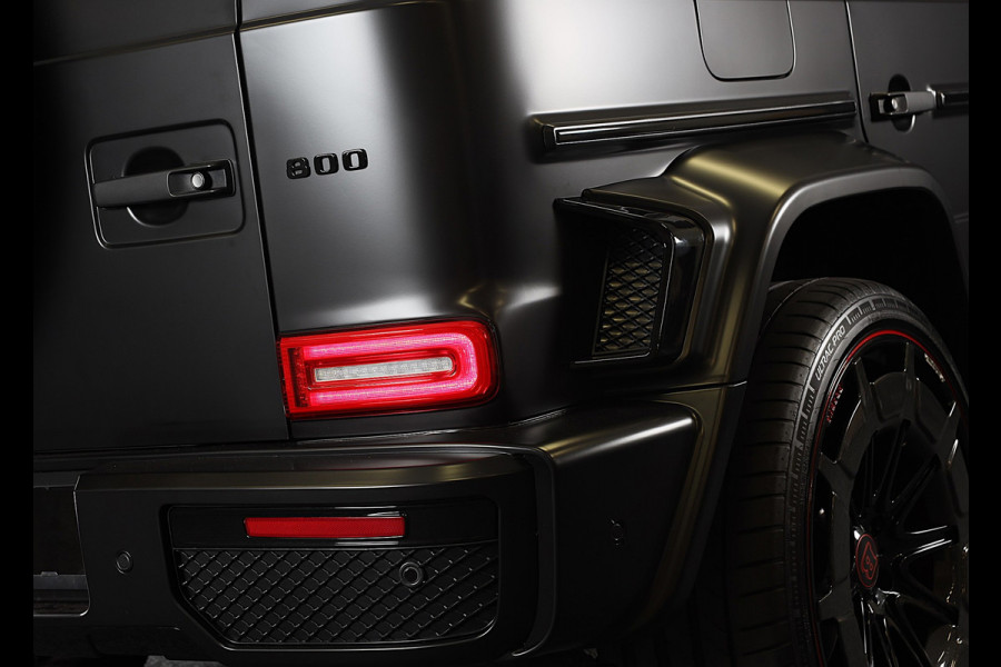 Mercedes-Benz G-Klasse 63 Edition 1 BRABUS UITVOERING / Mat Zwart / Acc / Dode Hoek / Leder / Open Dak / 360 Camera / 24 Inch