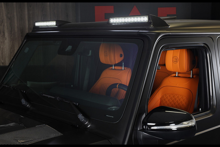 Mercedes-Benz G-Klasse 63 Edition 1 BRABUS UITVOERING / Mat Zwart / Acc / Dode Hoek / Leder / Open Dak / 360 Camera / 24 Inch