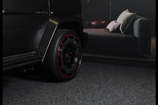 Mercedes-Benz G-Klasse 63 Edition 1 BRABUS UITVOERING / Mat Zwart / Acc / Dode Hoek / Leder / Open Dak / 360 Camera / 24 Inch