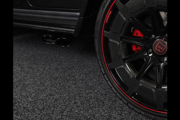 Mercedes-Benz G-Klasse 63 Edition 1 BRABUS UITVOERING / Mat Zwart / Acc / Dode Hoek / Leder / Open Dak / 360 Camera / 24 Inch