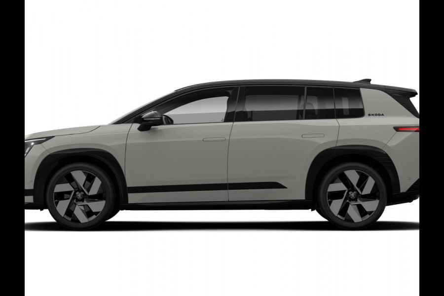 Škoda Peaq 90 Sportline 7p. 286 pk | Adaptive Chassis Control Pakket | Assist pakket | Panorama Dak | Trekhaak | Warmtepomp | Winter pakket | Velgen: 21" lichtmetalen velgen "Dugong" zwart gepolijst | Simply Clever