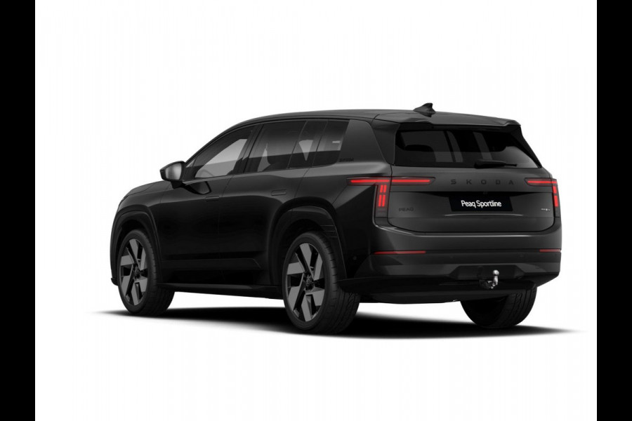 Škoda Peaq 90 Sportline 7p. 286 pk | Adaptive Chassis Control Pakket | Assist pakket | Trekhaak | Warmtepomp | Winter pakket | Panorama Dak | Velgen: 21" lichtmetalen velgen "Dugong" zwart gepolijst | Simply Clever