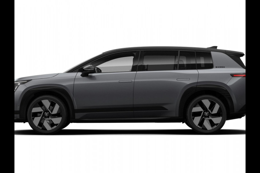 Škoda Peaq 90 Sportline 7p. 286 pk | Winter pakket | Warmtepomp | Adaptive Chassis Control Pakket | Assist pakket | Trekhaak | Panorama Dak | Velgen: 21" lichtmetalen velgen "Dugong" zwart gepolijst | Simply Clever