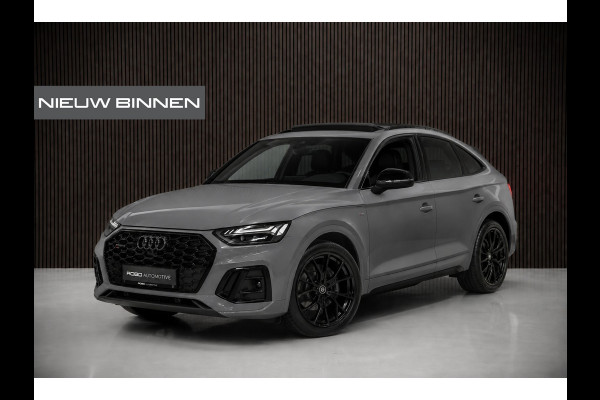 Audi Q5 Sportback 50 TFSI e S edition Competition S-Line | Panoramadak | Stoelverwarming | Apple Carplay | Camera | Keyless | Navigatie | Trekhaak | Cruise Control | Ambiance Verlichting |