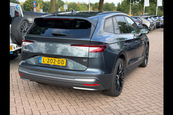 Škoda ENYAQ iV 60 First Edition / SoH 93,1% / Camera / CarPlay / Keyless / Matrix LED / 20'' / Dodehoek / Stoelverwarming / DAB / ACC