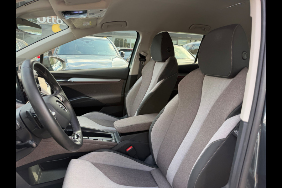 Škoda ENYAQ iV 60 First Edition / SoH 93,1% / Camera / CarPlay / Keyless / Matrix LED / 20'' / Dodehoek / Stoelverwarming / DAB / ACC