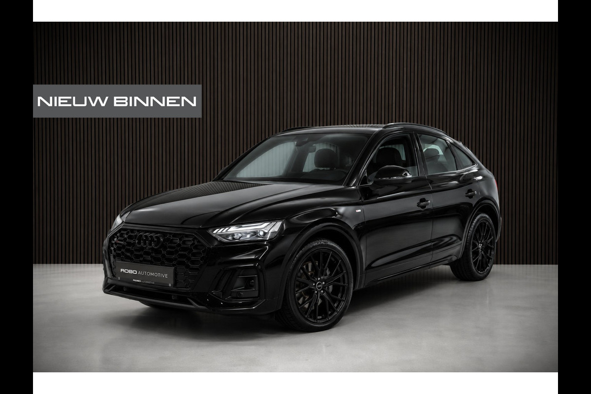 Audi Q5 Sportback 50 TFSI e S edition S-Line | Luchtvering | RS Seats | Stoelverwarming | Ambiance Verlichting | Camera | Cruise Control | Navigatie | Apple Carplay | Keyless | Trekhaak | Matrix LED | SOH 80%