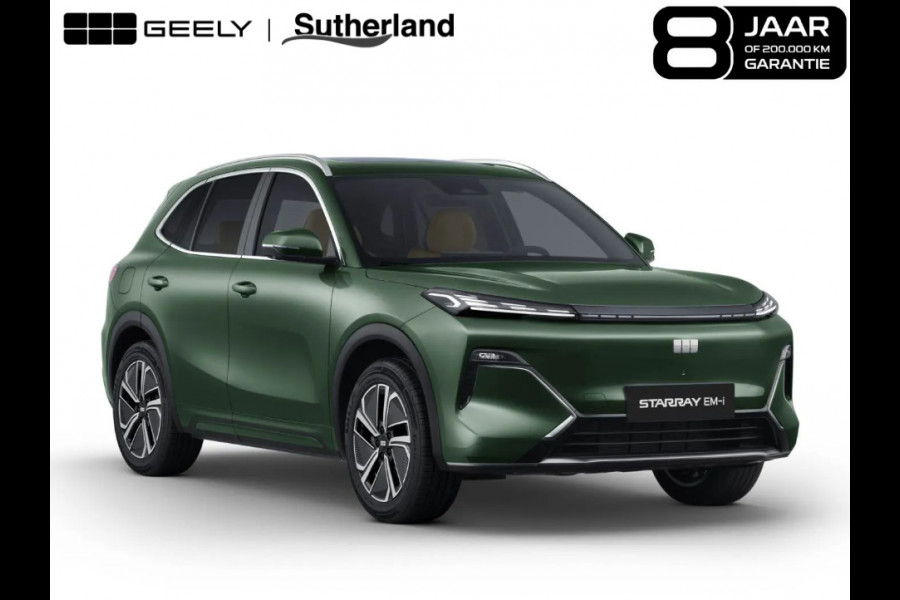 GEELY Starray EM-i 1.5 Max+ 262 PK | Panoramadak | Stoelverwarming & verkoeling | 136Km elektrisch bereik | 360 Camera | Achterbank verwarmd | Parkeersensoren | 19 Inch LMV |