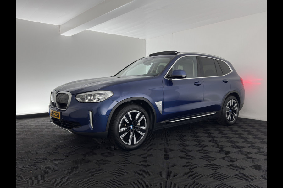 BMW iX3 Executive 80 kWh [3-Fase-11kW] {SoH-99%} (INCL.BTW) Aut. *PANO | LEATHER | ADAPTIVE-CRUISE | FULL-LED | MEMORY-PACK | BLIND-SPOT | DIGI-COCKPIT | HEATED-COMFORTSEATS | CAMERA | DAB+ | NAVI-FULLMAP | TOWBAR | 19''ALU*