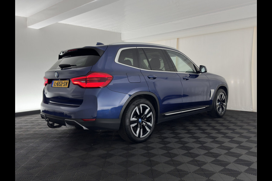 BMW iX3 Executive 80 kWh [3-Fase-11kW] {SoH-99%} (INCL.BTW) Aut. *PANO | LEATHER | ADAPTIVE-CRUISE | FULL-LED | MEMORY-PACK | BLIND-SPOT | DIGI-COCKPIT | HEATED-COMFORTSEATS | CAMERA | DAB+ | NAVI-FULLMAP | TOWBAR | 19''ALU*