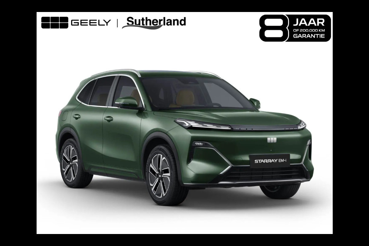 GEELY Starray EM-i 1.5 Max+ 262 PK | Panoramadak | Stoelverwarming & verkoeling | 136Km elektrisch bereik | 360 Camera | Achterbank verwarmd | Parkeersensoren | 19 Inch LMV |
