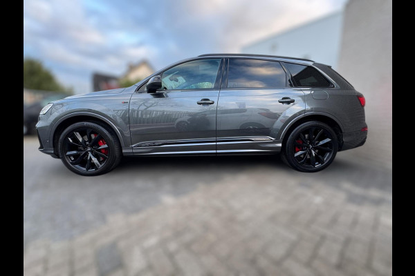 Audi Q7 55 TFSI e quattro Pro Line Plus SOH 92% Pano | Luchtv | Head-Up | Memory | Leder | Stoelverwarming V + A | Trekh. | Dodeh.