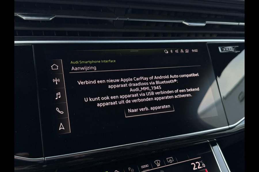 Audi Q7 55 TFSI e quattro Pro Line Plus SOH 92% Pano | Luchtv | Head-Up | Memory | Leder | Stoelverwarming V + A | Trekh. | Dodeh.