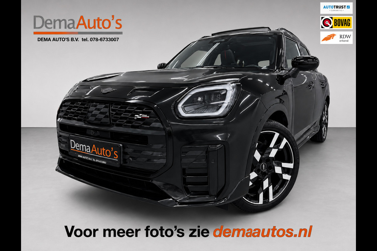 MINI Countryman 1.5 C John Cooper Works XL NW-PRIJS 67DEURO/MASSAGE+M-STOELEN/PANO/LEDER/H-UP/SFEERVERL/360CAM/H-KARDON///
