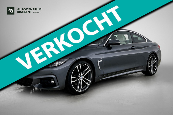BMW 4 Serie Coupé 420i High Executive M-Sport AANBIEIDNG !! (NL-Auto, Dealer OndrH, Dakraam, Trekhaak, Navi Pro, StoelV, Etc)