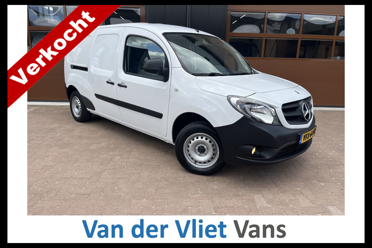 Mercedes-Benz Citan 109 CDI 95pk E6 Extra Lang BPM Vrij! Lease €202 p/m, Airco, Cruise controle, Schuifdeur, Mistlampen, Onderhoudshistorie aanwezig