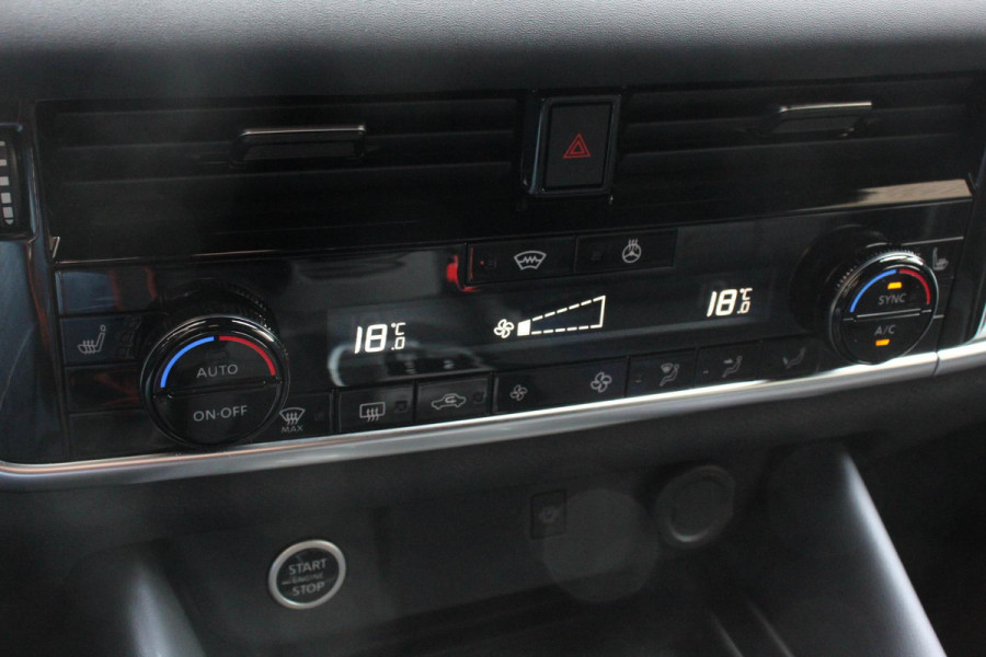 Nissan QASHQAI 1.3 MHEV DIG-T 158pk Xtronic Tekna Navigatie Apple Carplay/Android Auto Parkeersensoren 360 camera Adaptieve cruise control Head-up Display Blind Spot Assist Elektrische achterklep Elektrische bestuurderstoel Stoel-en stuurverwarming Ledverlichting Climate Control
