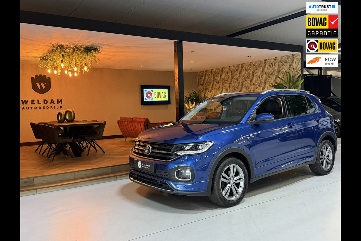 Volkswagen T-Cross 1.0 TSI R-Line DSG|ACC|Lane Assist|CarPlay|Virtual Cockpit|Camera|LED|Dealer Onderh.|69DKM|Rijklaar