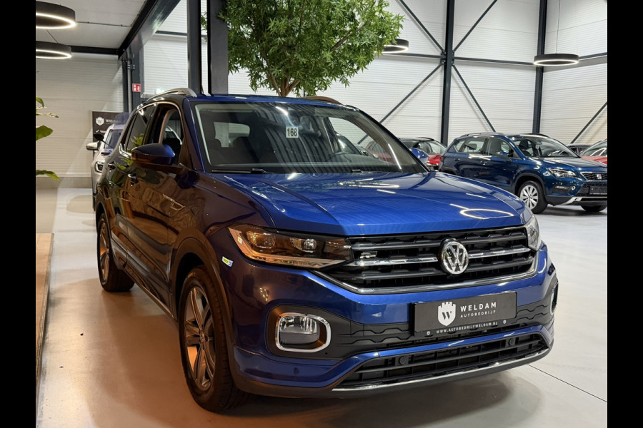 Volkswagen T-Cross 1.0 TSI R-Line DSG|ACC|Lane Assist|CarPlay|Virtual Cockpit|Camera|LED|Dealer Onderh.|69DKM|Rijklaar