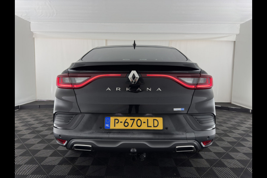 Renault Arkana 1.6 E-Tech Hybrid 145 R.S. Line (Plug-in) (INCL-BTW) Aut. *LEATHER-FABRIC | FULL-LED | BLINDSPOT | CAMERA | BOSE-SOUND | HEATED-SPORTSEATS | KEYLESS | AMBIENTLIGHT | DIGI-COCKPIT | PRIVACY-GLASS | NAVI-FULLMAP | ECC | ADAPTIVE-CRUISE