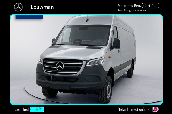 Mercedes-Benz Sprinter 319 CDI L4H2 Pro 4x4 Nieuwstaat Distronic Elektrische-Schuifdeur Parkeerpakket Stoel & Stuurverwarming