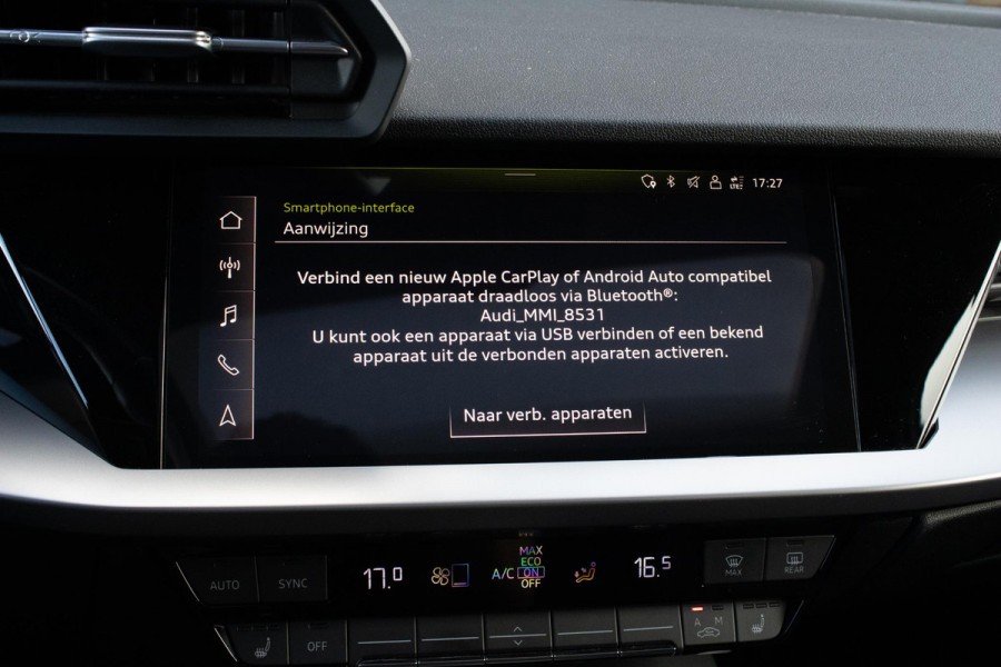 Audi A3 Sportback 40TFSIe Sline Pano Camera Maxton Keyless Stoelverwarming