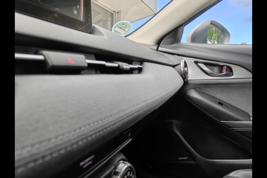 Mazda CX-3 2.0 SkyActiv-G 120 GT-M / Bose / HUD / ACC / Elektr. Stoel / Stoel/Stuur verwarm. / Camera Achter / PDC V+A / Keyless /