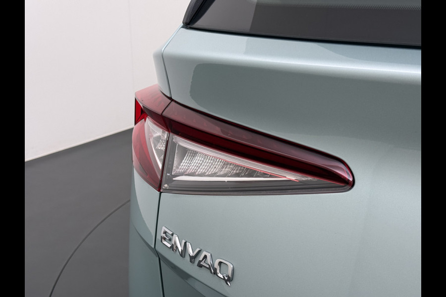 Škoda ENYAQ iV 60 SOH 91% Trekhaak Camera P-Assist Apple Carplay Android Auto Navi Ecc Pdc Lmv Isofix Led Cruise Control Keyless Rijstrooksensor Verkeersbord detectie 1.000KG Trekgewicht
