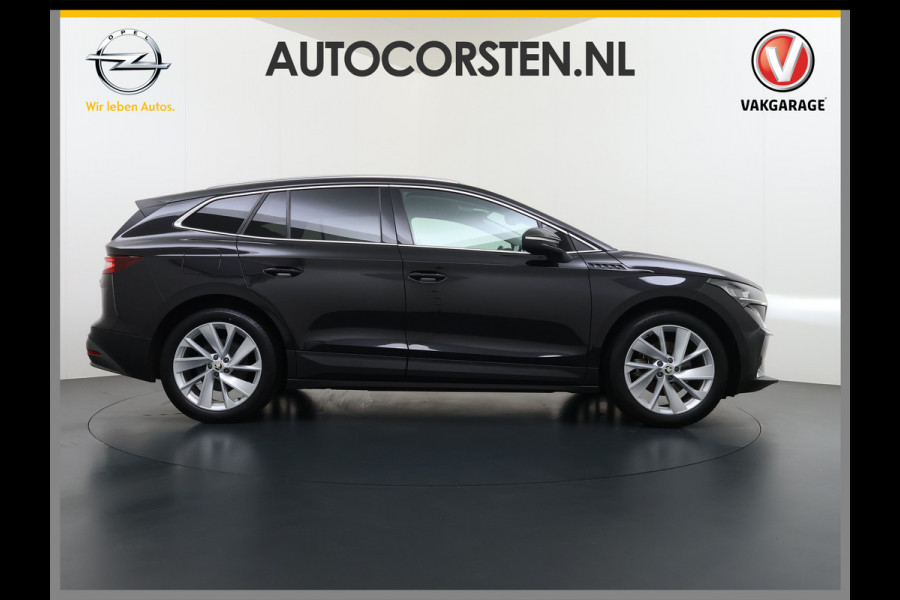 Škoda ENYAQ iV 60 Trekhaak Elek.Achterklep Privacy Glas SOH 90% Keyless advanced Navi Ecc Apple Carplay Android Auto Pdc Comfort plus-pakket Lmv 20" Mirrorlink® Smartlink DAB Led 1e Eigenaar Origineel Nederlandse Auto