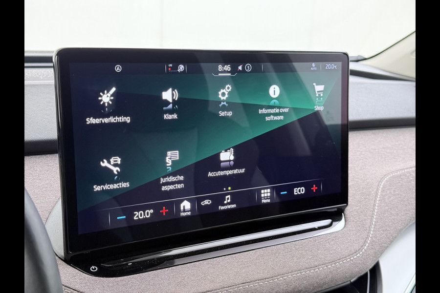 Škoda ENYAQ iV 60 Trekhaak Elek.Achterklep Privacy Glas SOH 90% Keyless advanced Navi Ecc Apple Carplay Android Auto Pdc Comfort plus-pakket Lmv 20" Mirrorlink® Smartlink DAB Led 1e Eigenaar Origineel Nederlandse Auto