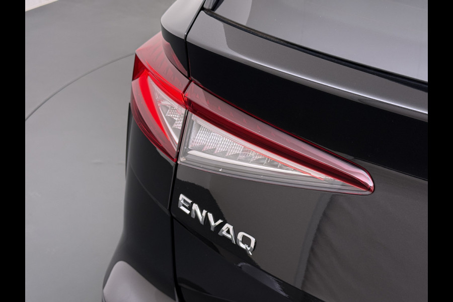Škoda ENYAQ iV 60 Trekhaak Elek.Achterklep Privacy Glas SOH 90% Keyless advanced Navi Ecc Apple Carplay Android Auto Pdc Comfort plus-pakket Lmv 20" Mirrorlink® Smartlink DAB Led 1e Eigenaar Origineel Nederlandse Auto