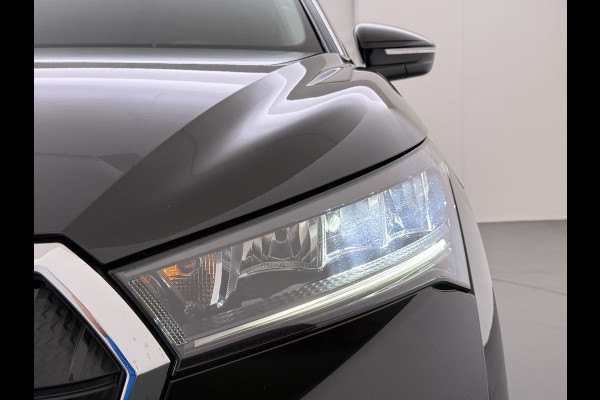 Škoda ENYAQ iV 60 Trekhaak Elek.Achterklep Privacy Glas SOH 90% Keyless advanced Navi Ecc Apple Carplay Android Auto Pdc Comfort plus-pakket Lmv 20" Mirrorlink® Smartlink DAB Led 1e Eigenaar Origineel Nederlandse Auto