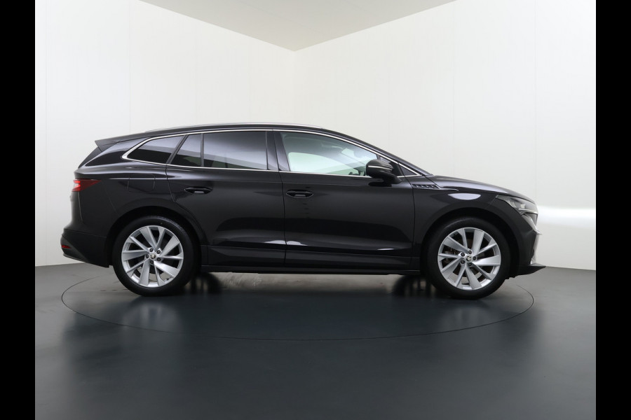 Škoda ENYAQ iV 60 Trekhaak Elek.Achterklep Privacy Glas SOH 90% Keyless advanced Navi Ecc Apple Carplay Android Auto Pdc Comfort plus-pakket Lmv 20" Mirrorlink® Smartlink DAB Led 1e Eigenaar Origineel Nederlandse Auto