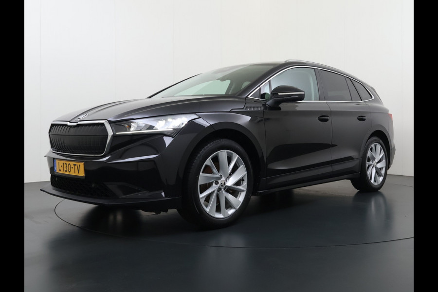 Škoda ENYAQ iV 60 Trekhaak Elek.Achterklep Privacy Glas SOH 90% Keyless advanced Navi Ecc Apple Carplay Android Auto Pdc Comfort plus-pakket Lmv 20" Mirrorlink® Smartlink DAB Led 1e Eigenaar Origineel Nederlandse Auto