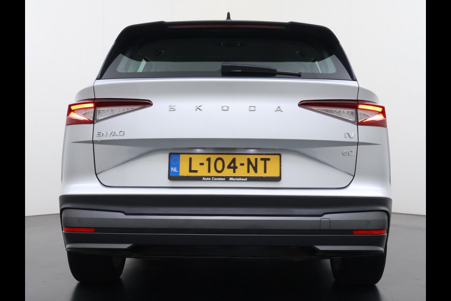 Škoda ENYAQ iV 60 SOH 91% Apple Carplay Android Auto Navi Ecc Pdc Keyless-go Lmv 20" Isofix Lane Assist Bluetooth Mirrolink Led Rijstrooksensor 1e Eigenaar Dealeronderhouden Origineel Nederlandse Auto