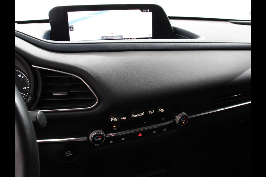 Mazda CX-30 2.0 e-SkyActiv-X 180pk M Hybrid Comfort Navigatie Climate Control Trekhaak Cruise Control Adaptive Lichtmetalen velgen Camera Parkeer sensoren Led Dab
