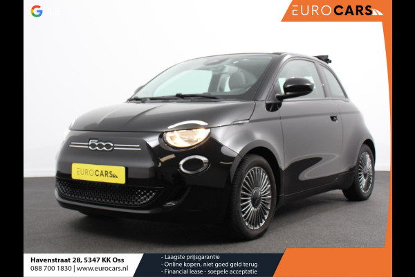Fiat 500E C Icon 42 kWh Automaat Climate control Cruise control Parkeersensoren Achteruitrijcamera Keyless Navigatie Apple Carplay/ Android Auto Lichtmetalen velgen Radio