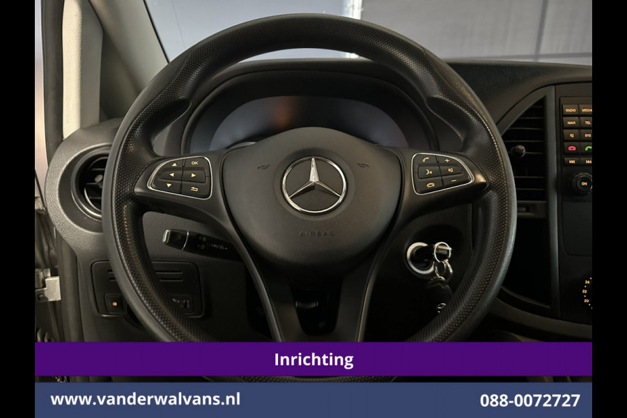 Mercedes-Benz Vito 114 CDI 136pk L2H1 Inrichting Euro6 Airco | Camera | Navigatie | Cruisecontrol | Trekhaak Bijrijdersbank, Achterklep