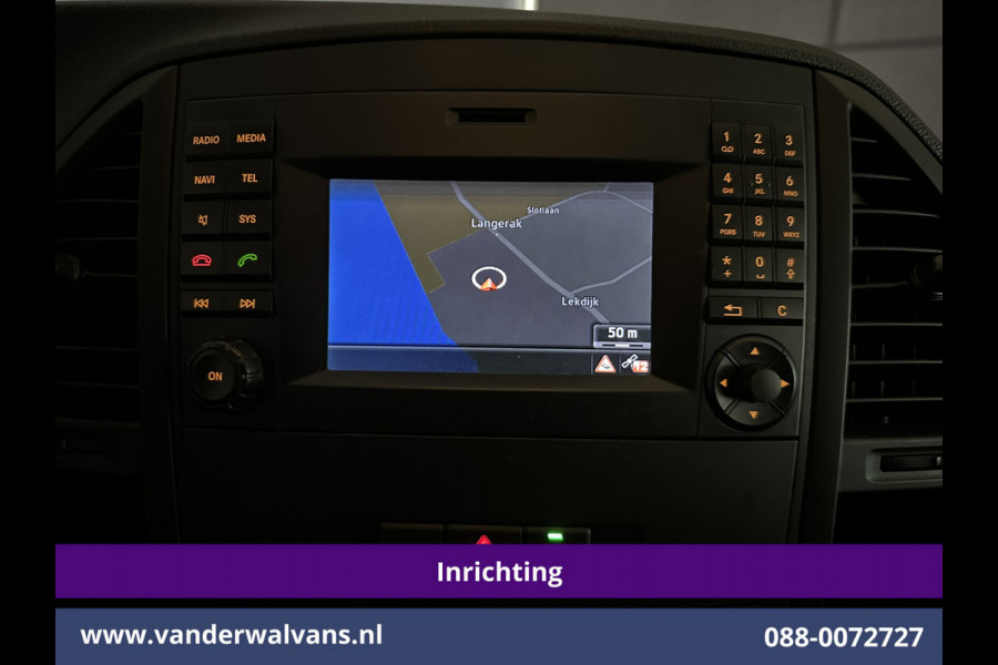 Mercedes-Benz Vito 114 CDI 136pk L2H1 Inrichting Euro6 Airco | Camera | Navigatie | Cruisecontrol | Trekhaak Bijrijdersbank, Achterklep