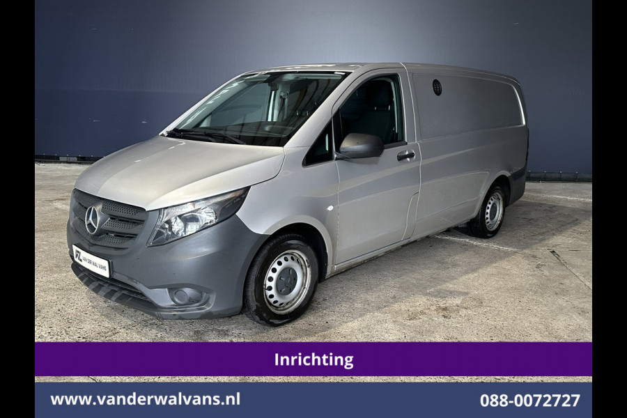 Mercedes-Benz Vito 114 CDI 136pk L2H1 Inrichting Euro6 Airco | Camera | Navigatie | Cruisecontrol | Trekhaak Bijrijdersbank, Achterklep