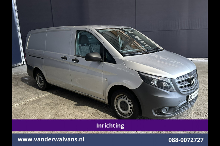 Mercedes-Benz Vito 114 CDI 136pk L2H1 Inrichting Euro6 Airco | Camera | Navigatie | Cruisecontrol | Trekhaak Bijrijdersbank, Achterklep
